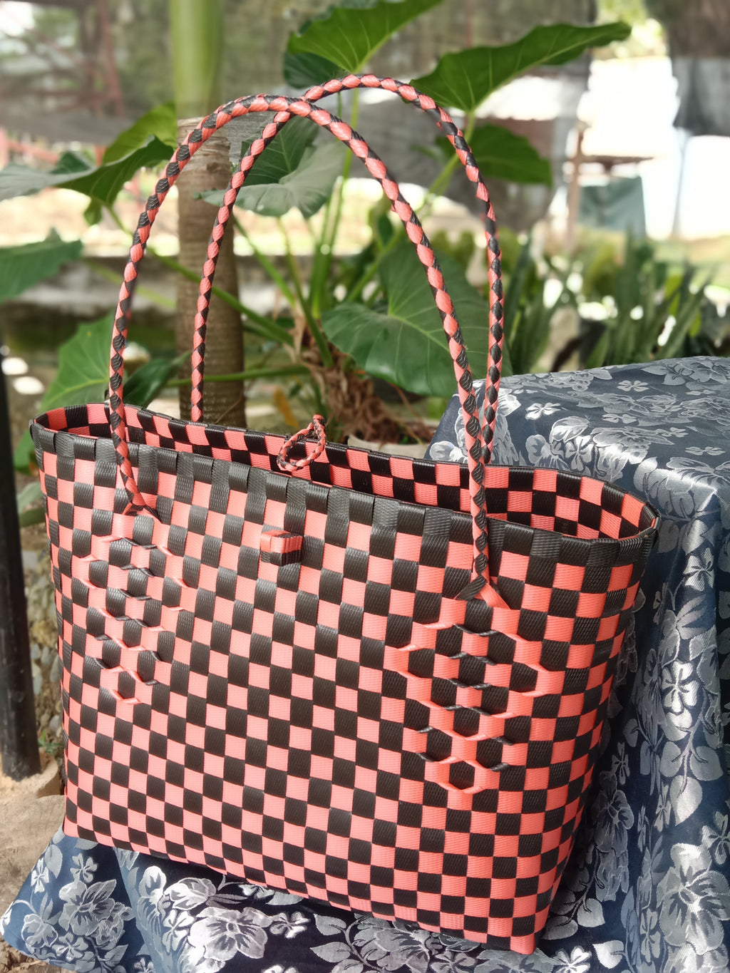 Plastic Basket "Bayong" — Handmade by PDL Artisans