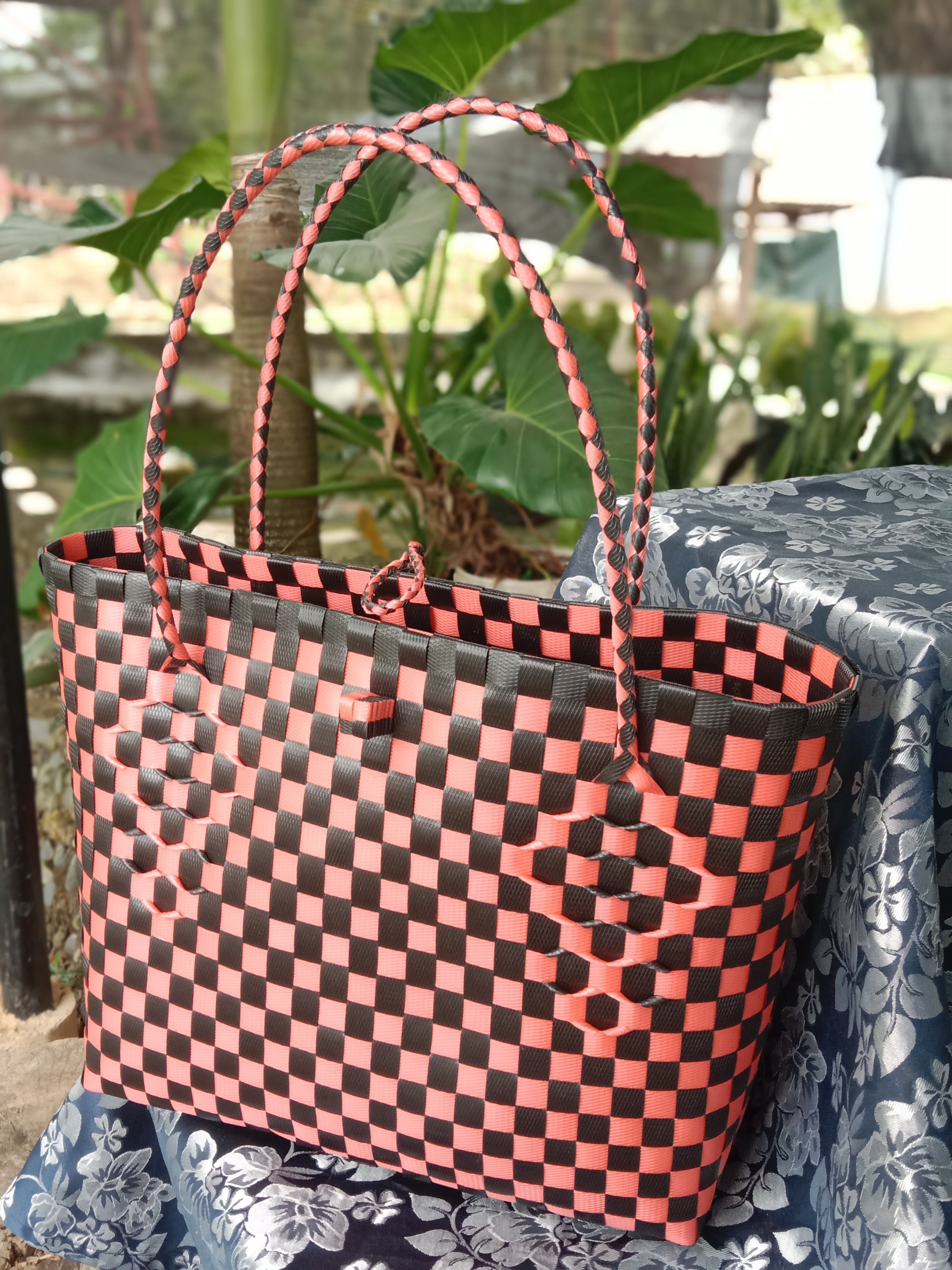 Plastic Basket "Bayong" — Handmade by PDL Artisans