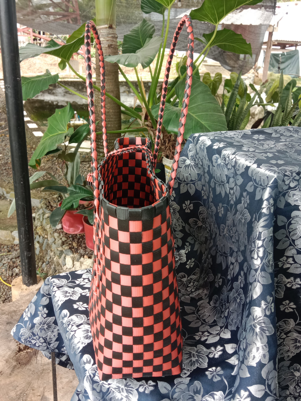 Plastic Basket "Bayong" — Handmade by PDL Artisans