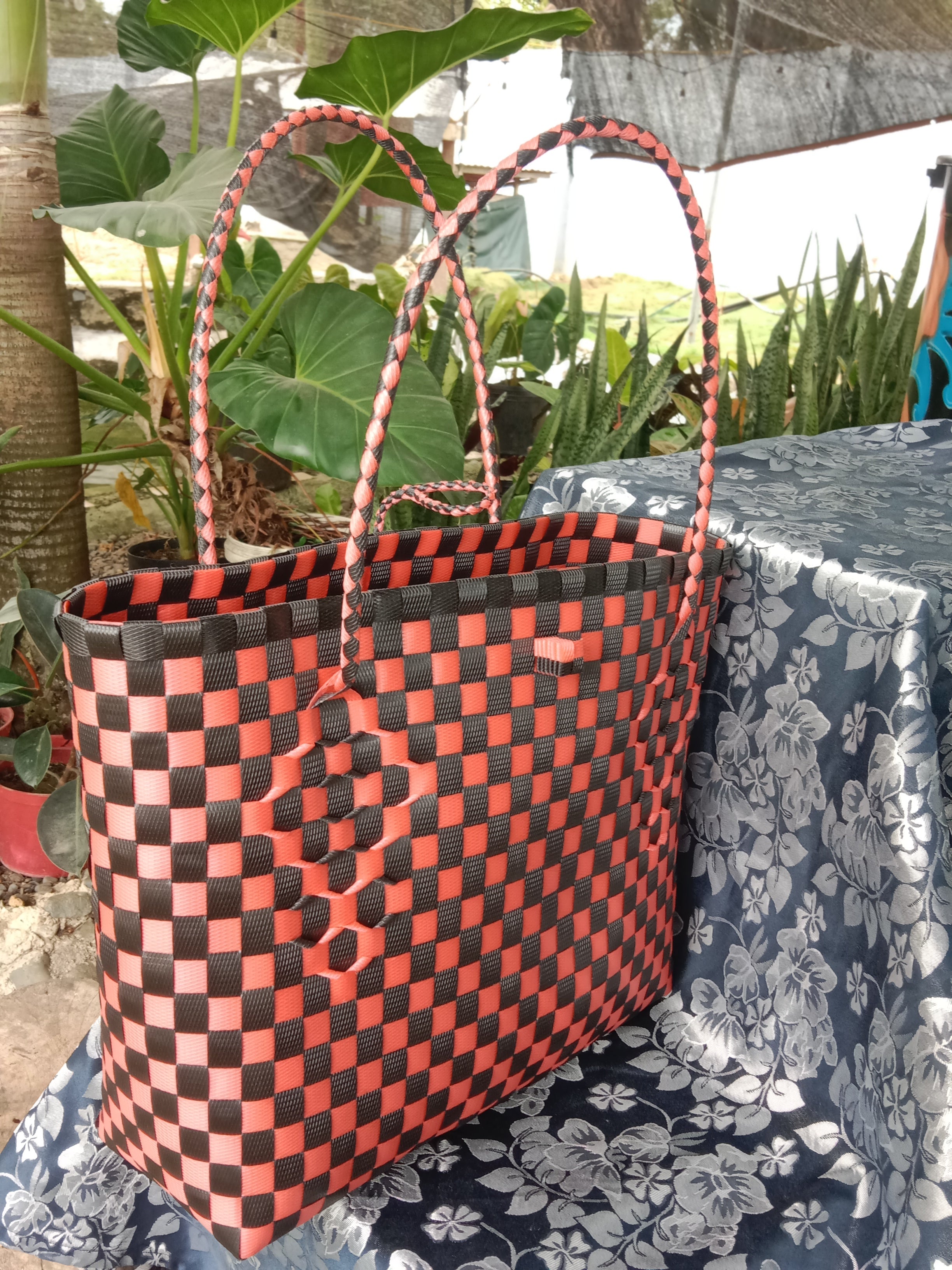 Plastic Basket "Bayong" — Handmade by PDL Artisans