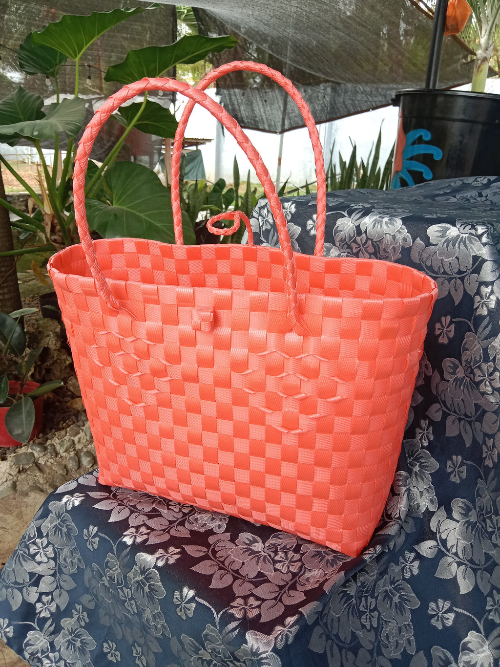 Plastic Basket "Bayong" — Handmade by PDL Artisans