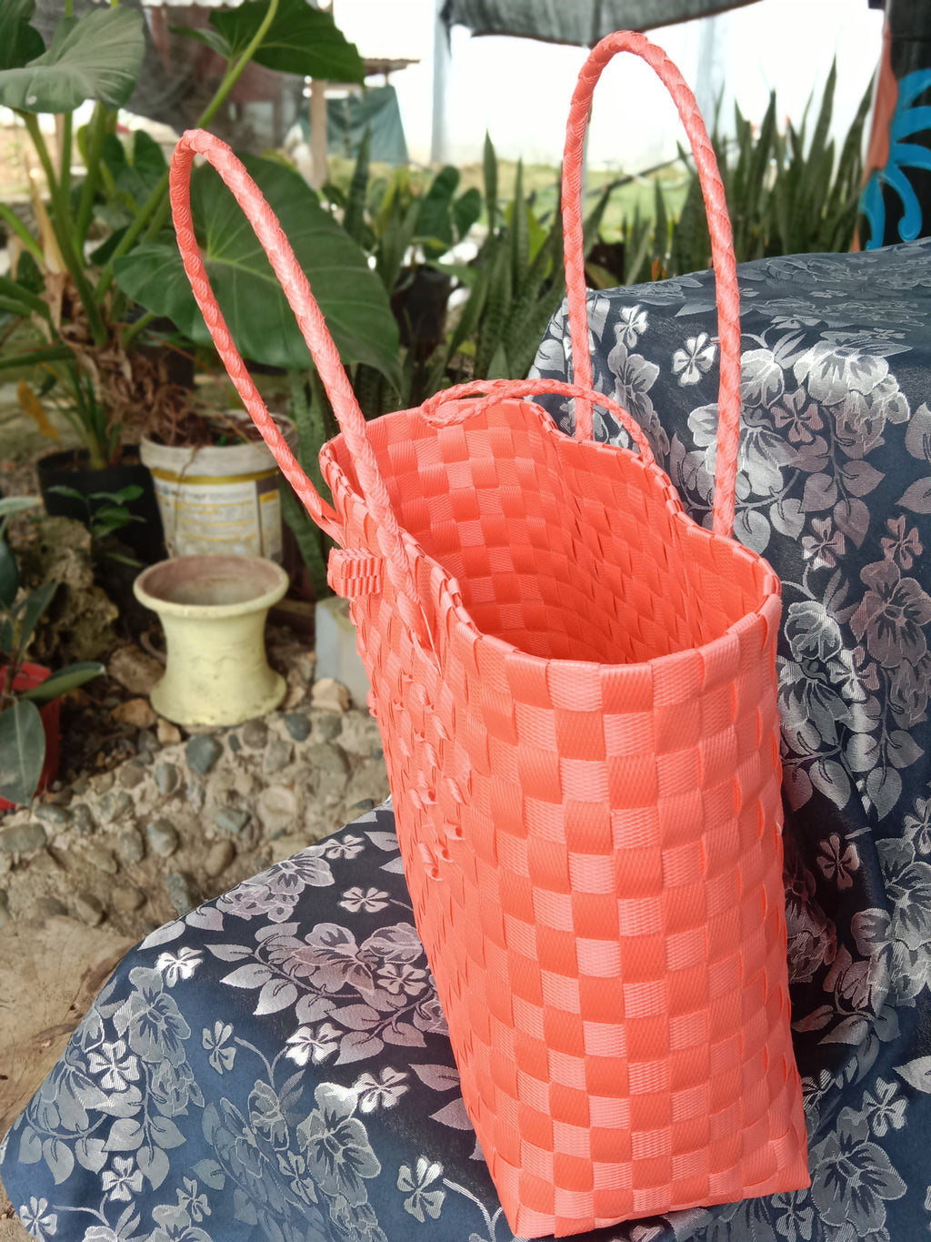 Plastic Basket "Bayong" — Handmade by PDL Artisans