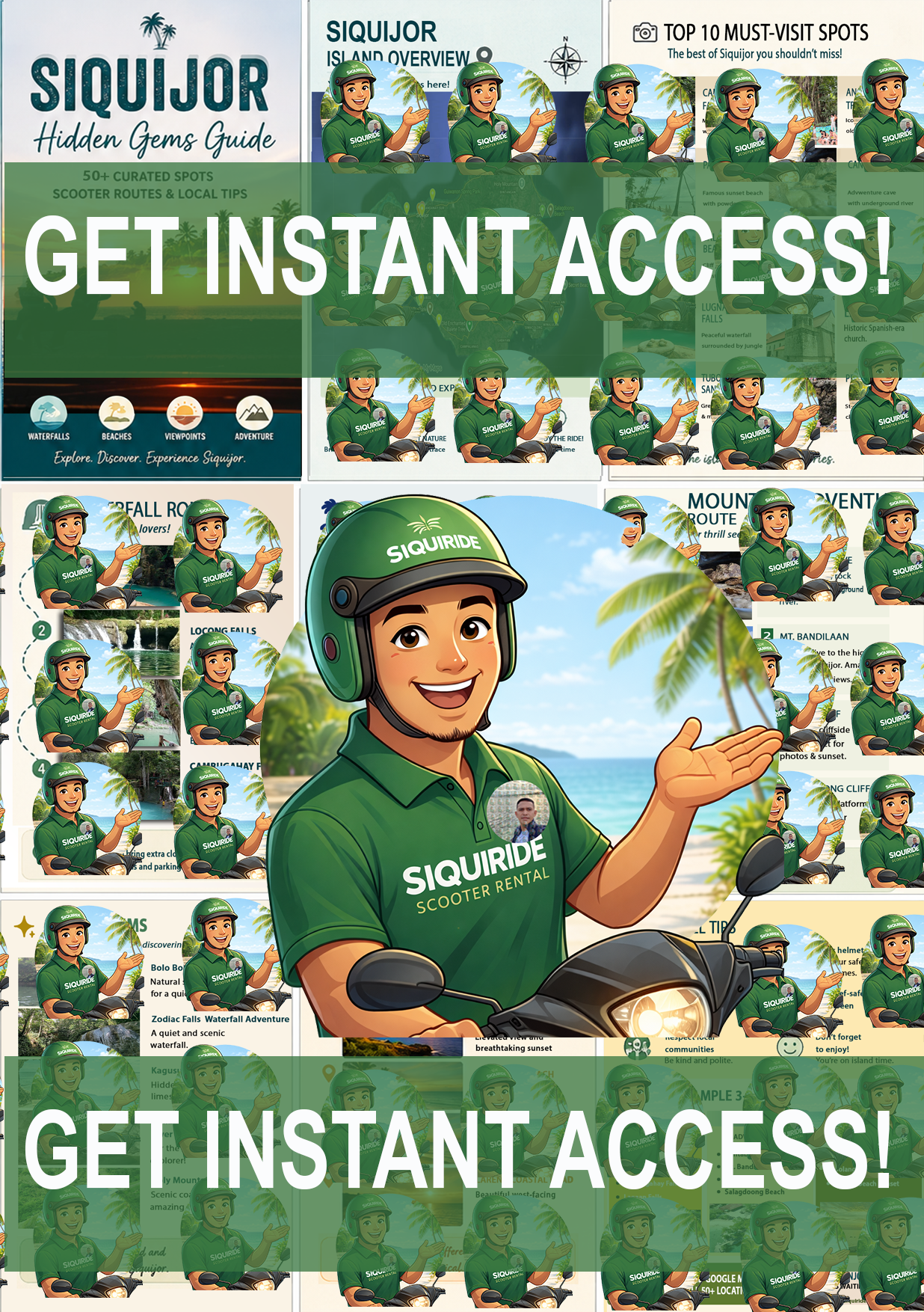 Siquijor Hidden Gems Explorer Pack 🏝️ | 50+ Curated Spots + Scooter Routes + Local Travel Guide