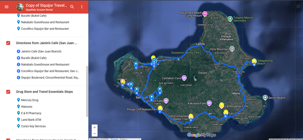 Siquijor Travel Guide for First-Time Visitors — Explore the Island Easily with Simple Routes, Local Tips & Interactive Map