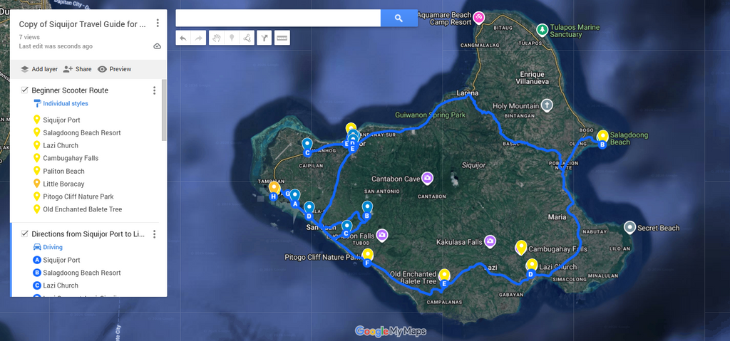 Siquijor Travel Guide for First-Time Visitors — Explore the Island Easily with Simple Routes, Local Tips & Interactive Map