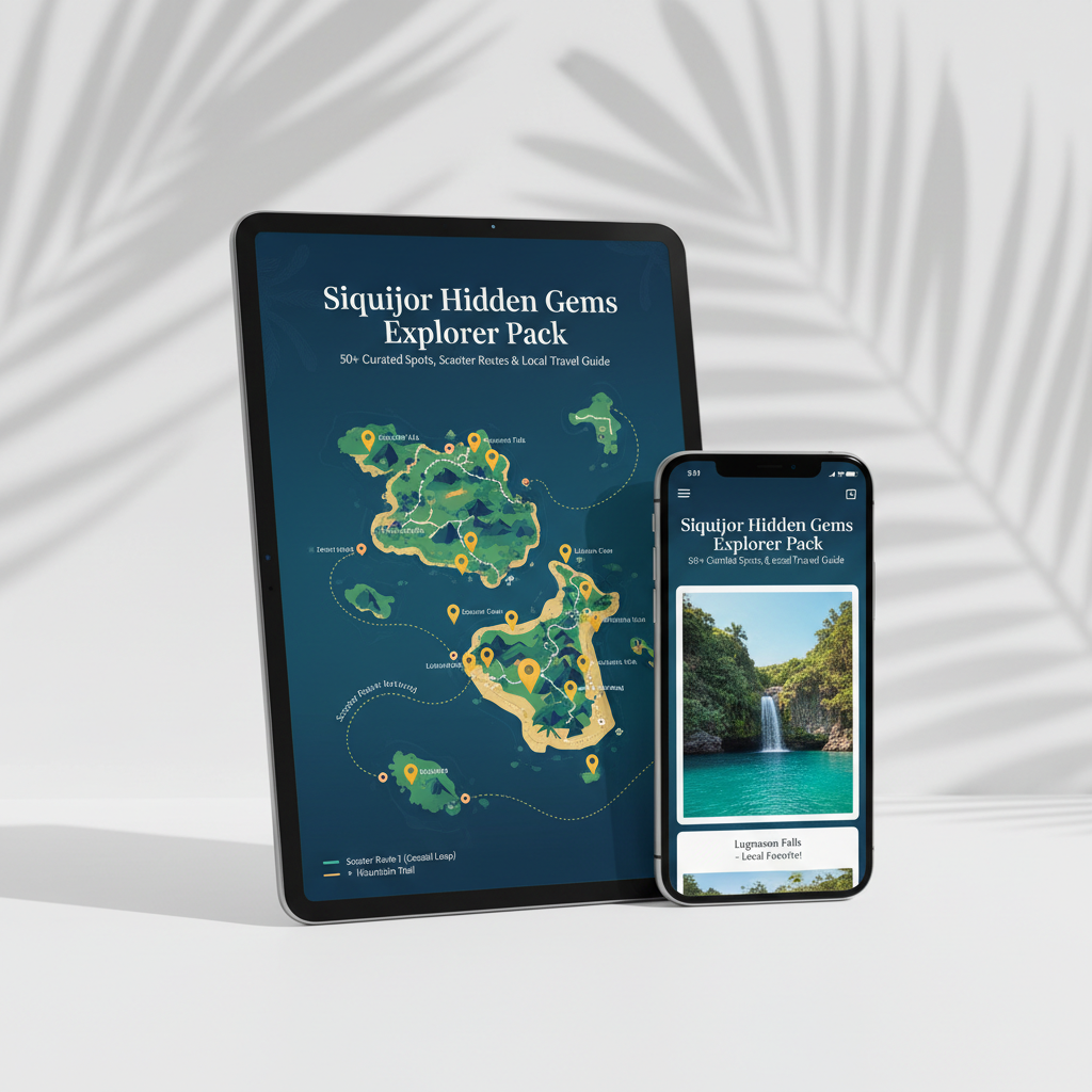 Siquijor Hidden Gems Explorer Pack Mockup